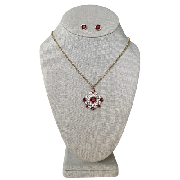 Monet Necklace and Earring Set - Picture 1 of 3
